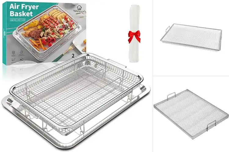 Detailed view of Best Air Fryer Basket For Oven Large Capacity