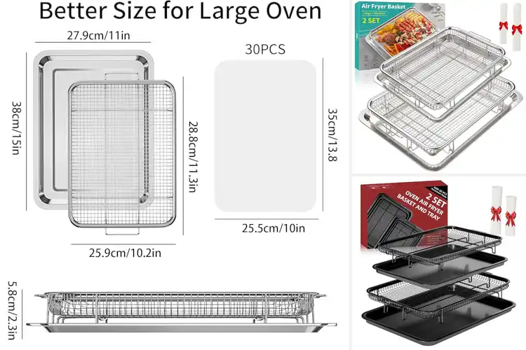 Detailed view of Best Air Fryer Baskets: Crispy, Healthy Meals Made Easy