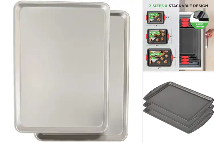 Detailed view of Best Baking Trays for Even Cooking & Easy Cleanup