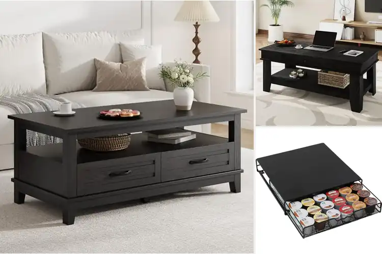 Detailed view of Best Black Finish Coffee Drawer