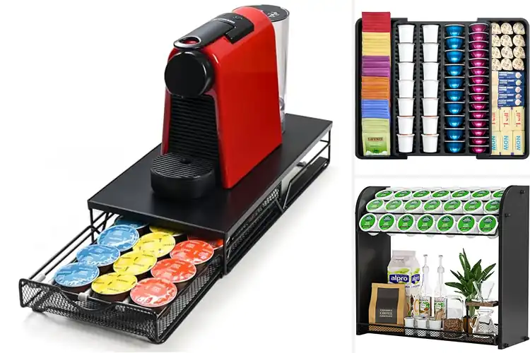 Detailed view of Best Black Finish Keurig Organizer