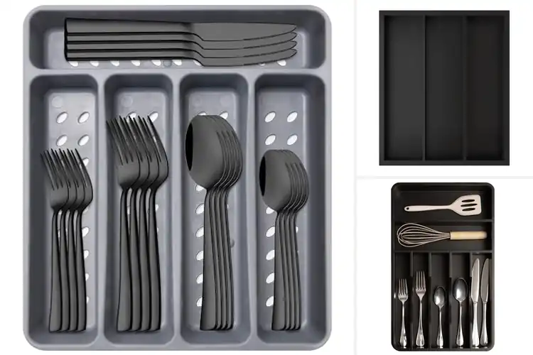 Detailed view of Best Black Finish Kitchen Organizer