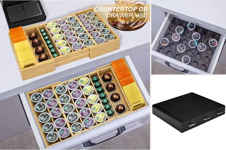 Detailed view of Best Coffee Drawer Organizers