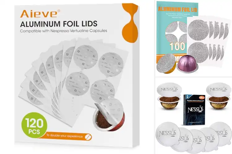Detailed view of Best Compatible VertuoLine Pods Foil Seals