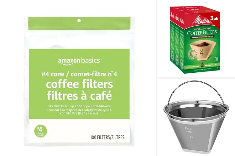 Detailed view of Best Cone Coffee Filter Fits 8-12 Cup