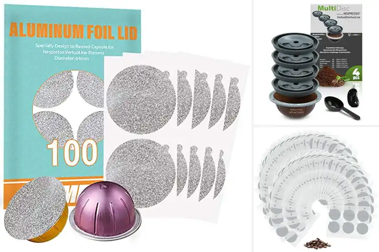 Detailed view of Best Cost Saving Coffee Capsule Lids