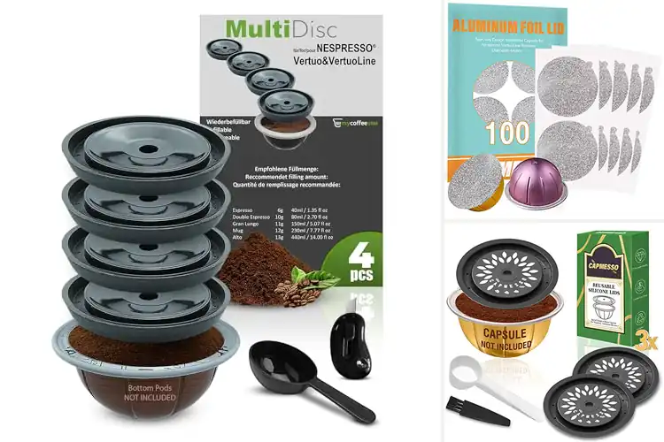 Detailed view of Best Cost Saving VertuoLine Pod Lids