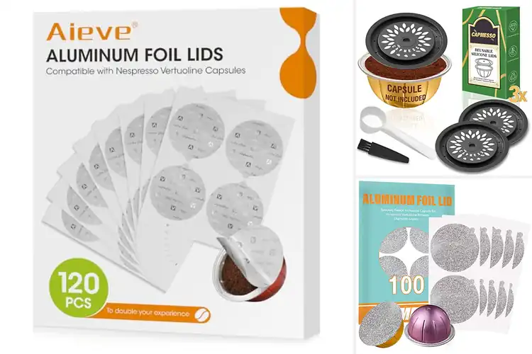 Detailed view of Best CostSaving Reusable Capsule Lids