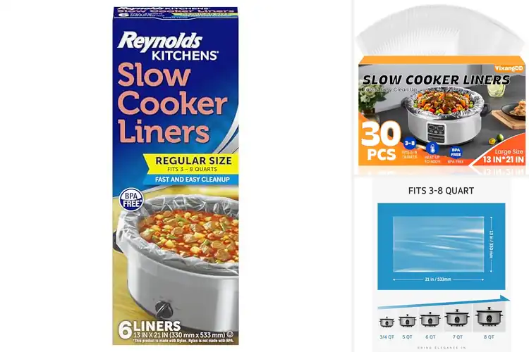 Detailed view of 10 Best Crockpot Liners: Effortless Cleanup & Cooking