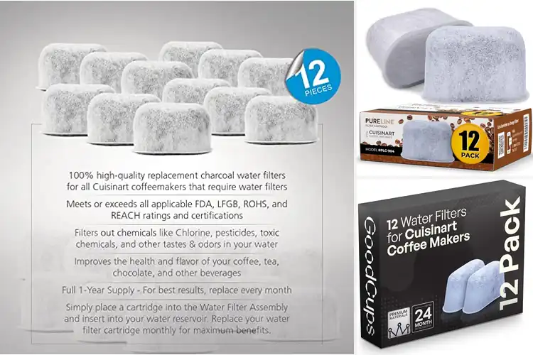 Detailed view of 10 Best Cuisinart Charcoal Coffee Filter Replacements Guide