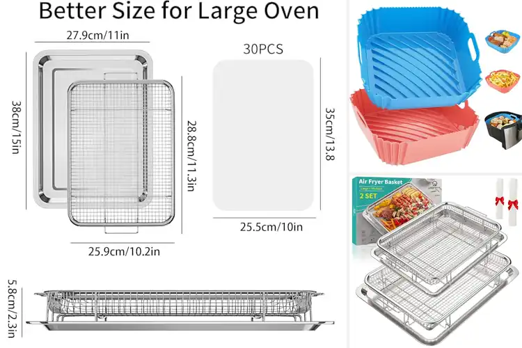 Detailed view of Best Dishwasher Safe Air Fryer Tray