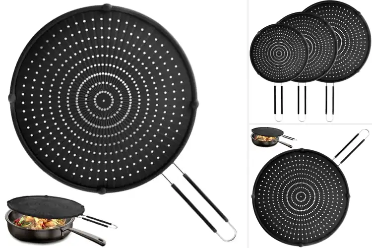 Detailed view of Best Dishwasher-Safe Splatter Guards