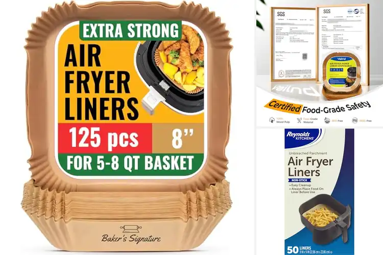Detailed view of Best Disposable Liner Fit For Air Fryer Baskets