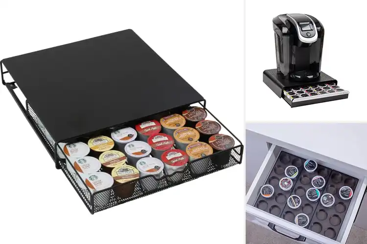 Detailed view of Best Drawer Coffee Pod Storage