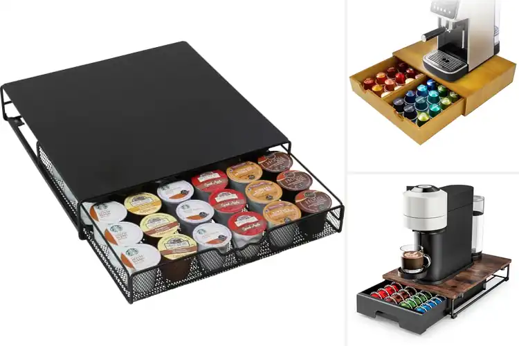 Detailed view of Best Drawer-Style Coffee Pod Storage