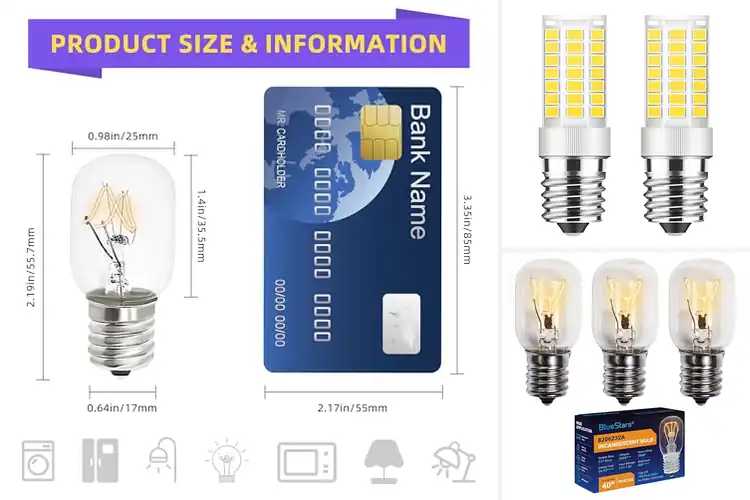 Detailed view of 10 Best E17 Microwave Light Bulbs: See Clearly, Save Energy
