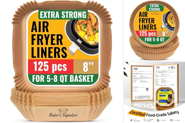 Detailed view of Best Easy Cleanup Air Fryer Liners: Mess-Free Cooking