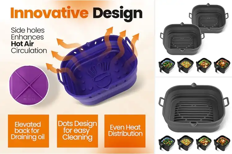 Detailed view of Best Easy-To-Clean Air Fryer Baskets