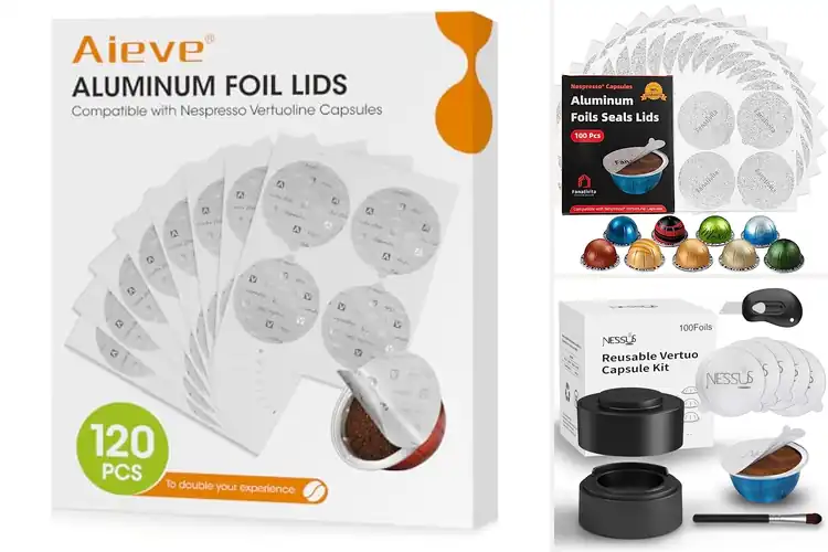 Detailed view of Best EasySeal Vertuo Pods Lids