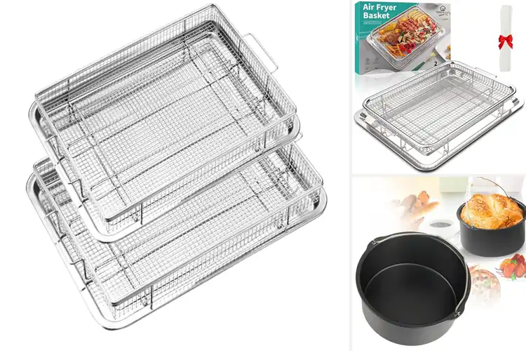Detailed view of Best Fat-Reducing Air Fryer Pans