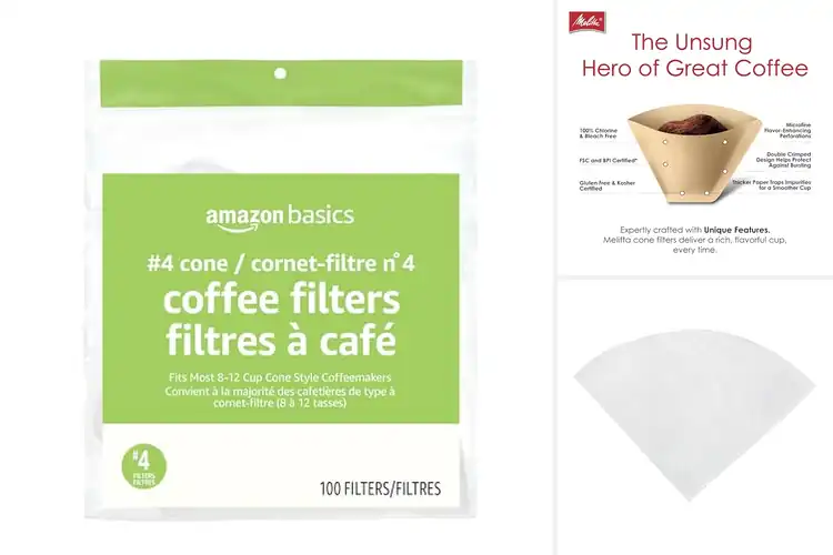 Detailed view of Best Fold Crimp Cone Filters for a Perfect Brew Every Time