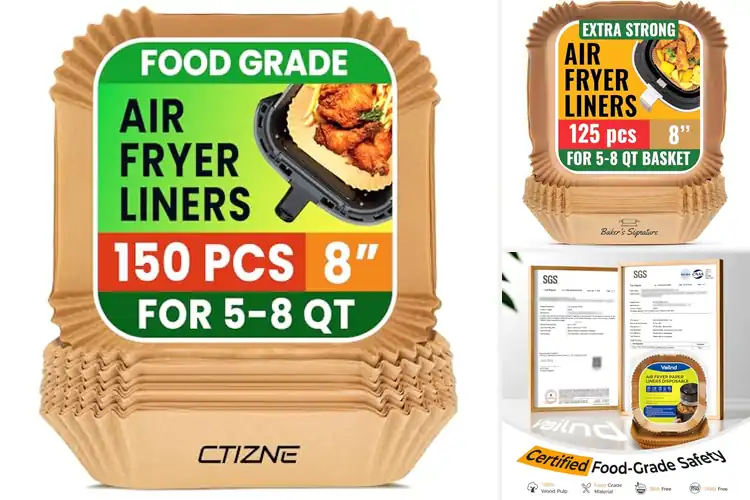 Detailed view of Best Food Grade Air Fryer Liners