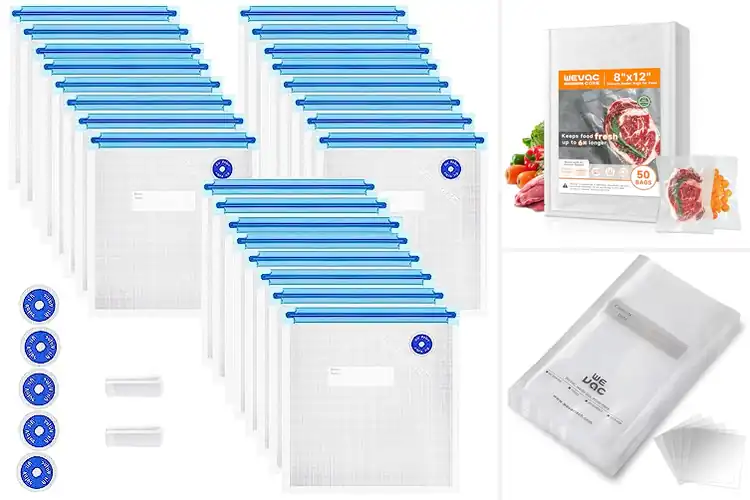 Detailed view of Best Freezer Storage Vacuum Seal Bags