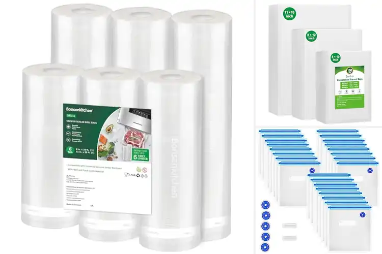 Detailed view of Best Freezer Vacuum Bags