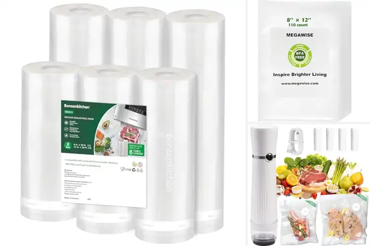 Detailed view of Best Freshness Extending Vacuum Bags