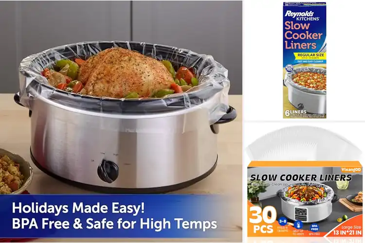 Detailed view of 10 Best High-Temp Slow Cooker Liners: Easy Cooking Tips
