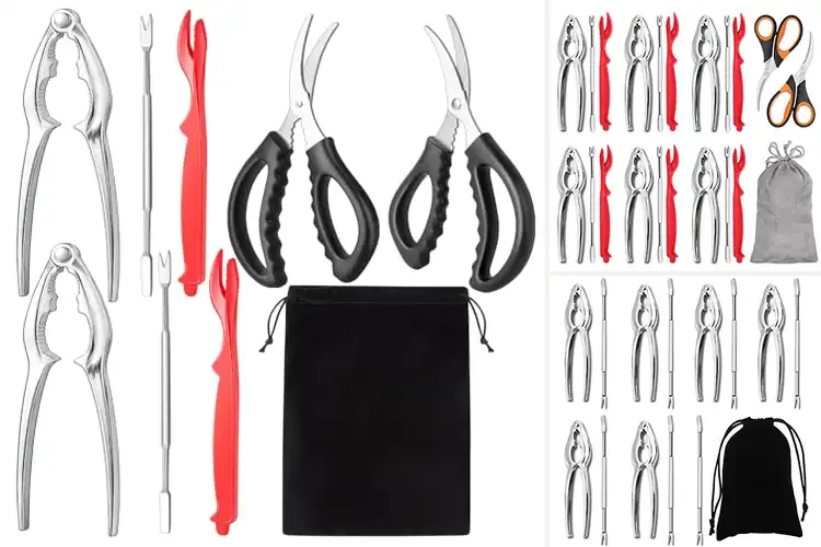 Detailed view of 10 Best Home Seafood Tools for Easy Crab & Lobster Cracking
