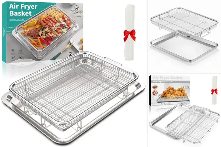 Detailed view of Best Large Air Fryer Basket