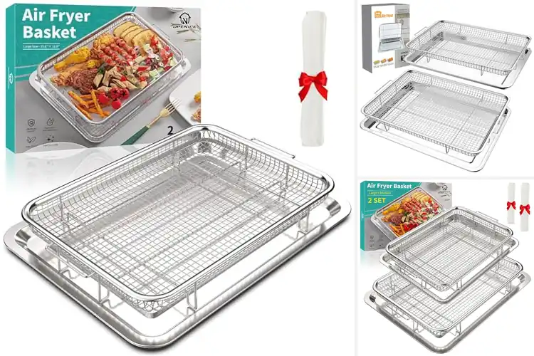 Detailed view of Best Large Air Fryer Baskets For Oven Entourage
