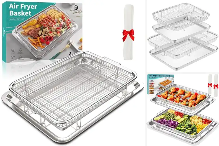 Detailed view of Best Large Air Fryer Tray For Family