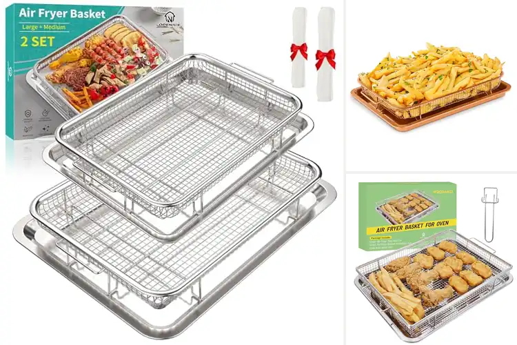Detailed view of Best Large Oven Crisper Tray Set