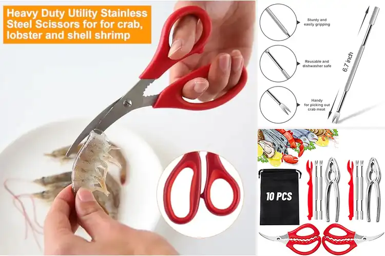Detailed view of 10 Best Lobster Leg Openers for Effortless Shell Cracking