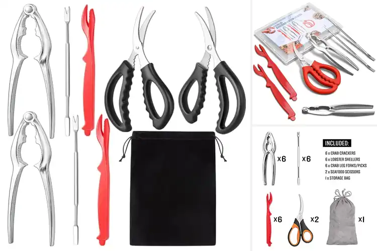 Detailed view of 10 Best Lobster Leg Shellers: Quick, Clean Meat Extraction