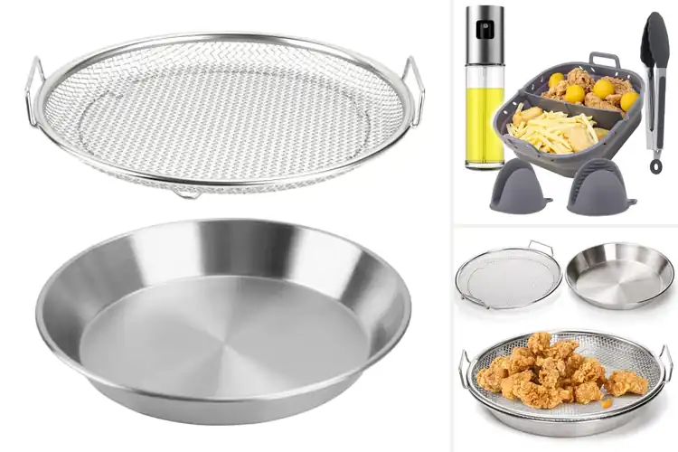 Detailed view of Best Low Oil Cooking Air Fryer Basket