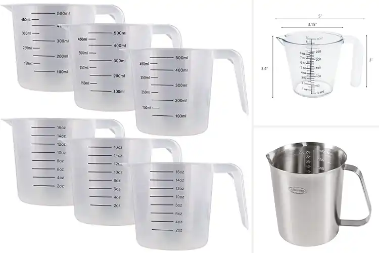 Detailed view of Best Measurement Marked Ounces And Cups Containers