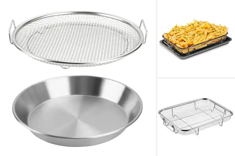 Detailed view of Best Mesh Air Fryer Basket For Crispiness