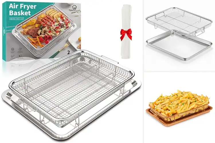 Detailed view of Best Multi Purpose Air Fryer Tray For Baking Roasting