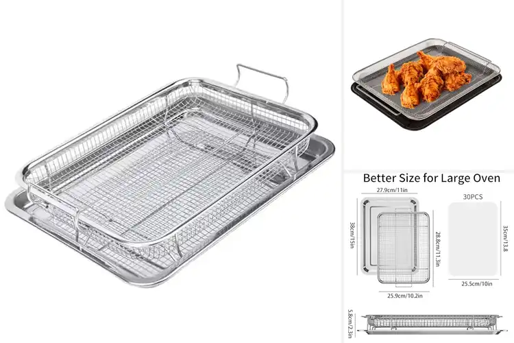 Detailed view of Best Multi Purpose Oven Tray And Basket
