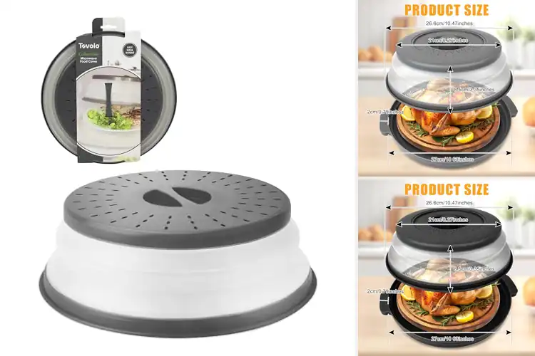Detailed view of Best Multifunctional Microwave Lids For Rinsing Produce