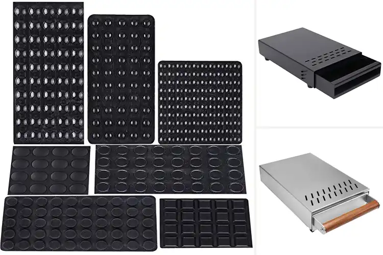 Detailed view of Best Non Slip Coffee Drawer Feet for Stability & Quiet Use