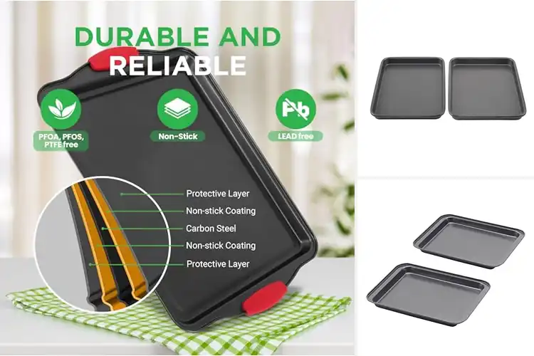 Detailed view of Best Non-Stick Oven Trays