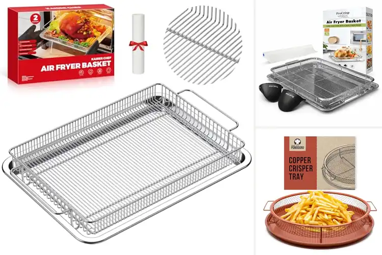 Detailed view of Best Oil-Free Cooking Trays