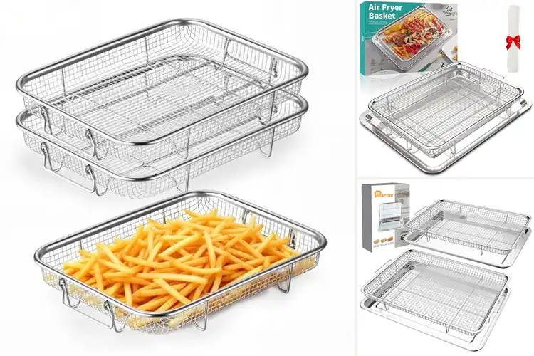 Detailed view of Best Oven Air Fryer Basket For Baking Roasting