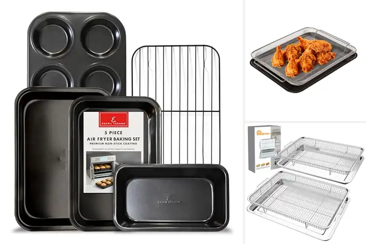 Detailed view of Best Oven Roasting And Baking Air Fryer Tray Set