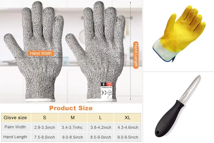 Detailed view of 10 Best Oyster Shucking Gloves: Protect Your Hands
