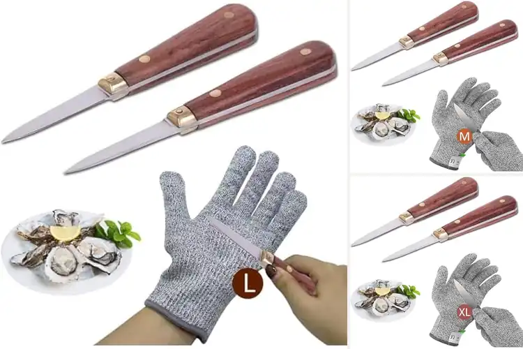 Detailed view of 10 Best Portable Oyster Knives for Easy, Safe Shucking
